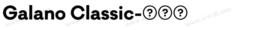 Galano Classic字体转换